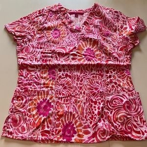 Large female scrub top